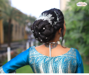 Bun Hairstyle for lehenga  Easy hairstyles  Hairstyle for party   Beautiful hairstyles  YouTube