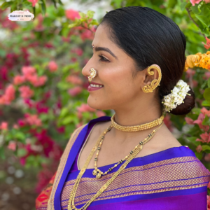 Gudi Padwa Makeup - Festive Makeup - Bhayander - MakeupnmorebyAmu